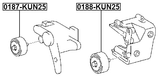 0188-KUN25 - PULLEY IDLER KIT
