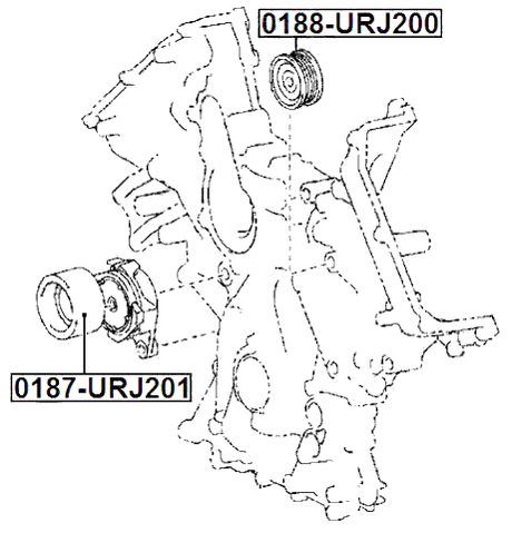 0188-URJ200 - PULLEY IDLER