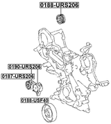 0188-USF40 - PULLEY IDLER