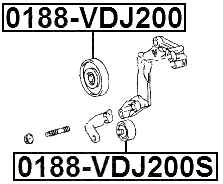 0188-VDJ200S - PULLEY IDLER