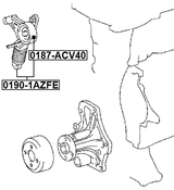 0190-1AZFE - BELT TENSIONER