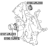0190-1URFE - BELT TENSIONER