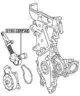 0190-3ZRFAE - BELT TENSIONER