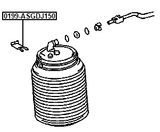 0199-ASGDJ150 - MOUNTING BRACKET, AIR SPRING BELLOW