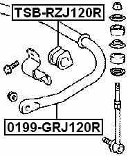 0199-GRJ120R - STABILIZER REAR