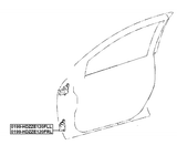 0199-HDZZE120FRL - RIGHT FRONT DOOR LOWER HINGE