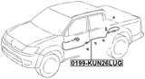 0199-KUN26LUG - FUEL LID LOCK CONTROL CABLE