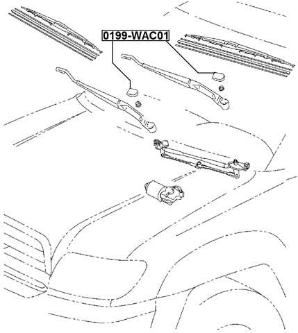 0199-WAC01 - WINDSHIELD WIPER FINGER PLUG
