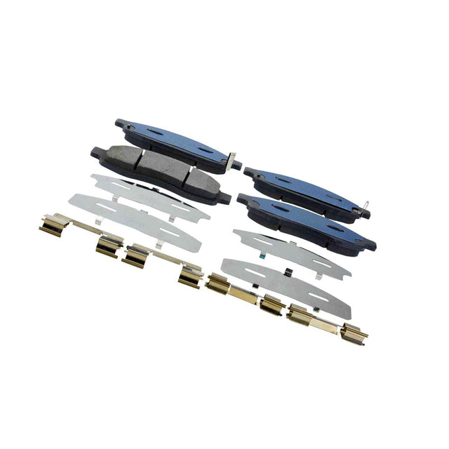 0201-A60F - PAD KIT, DISC BRAKE, FRONT - KIT (WITH ANTI SQUEAL SHIM, WITH BRACKETS) Braking System, Brake Pads