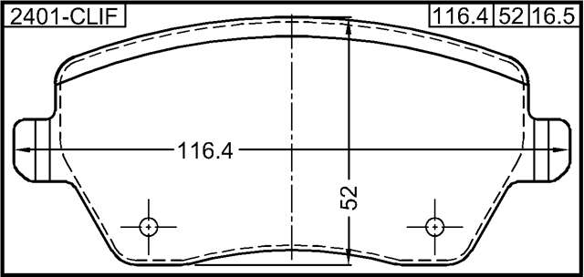 0201-E11F - PAD KIT, DISC BRAKE, FRONT - KIT