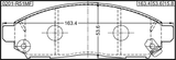 0201-R51MF - PAD KIT, DISC BRAKE, FRONT