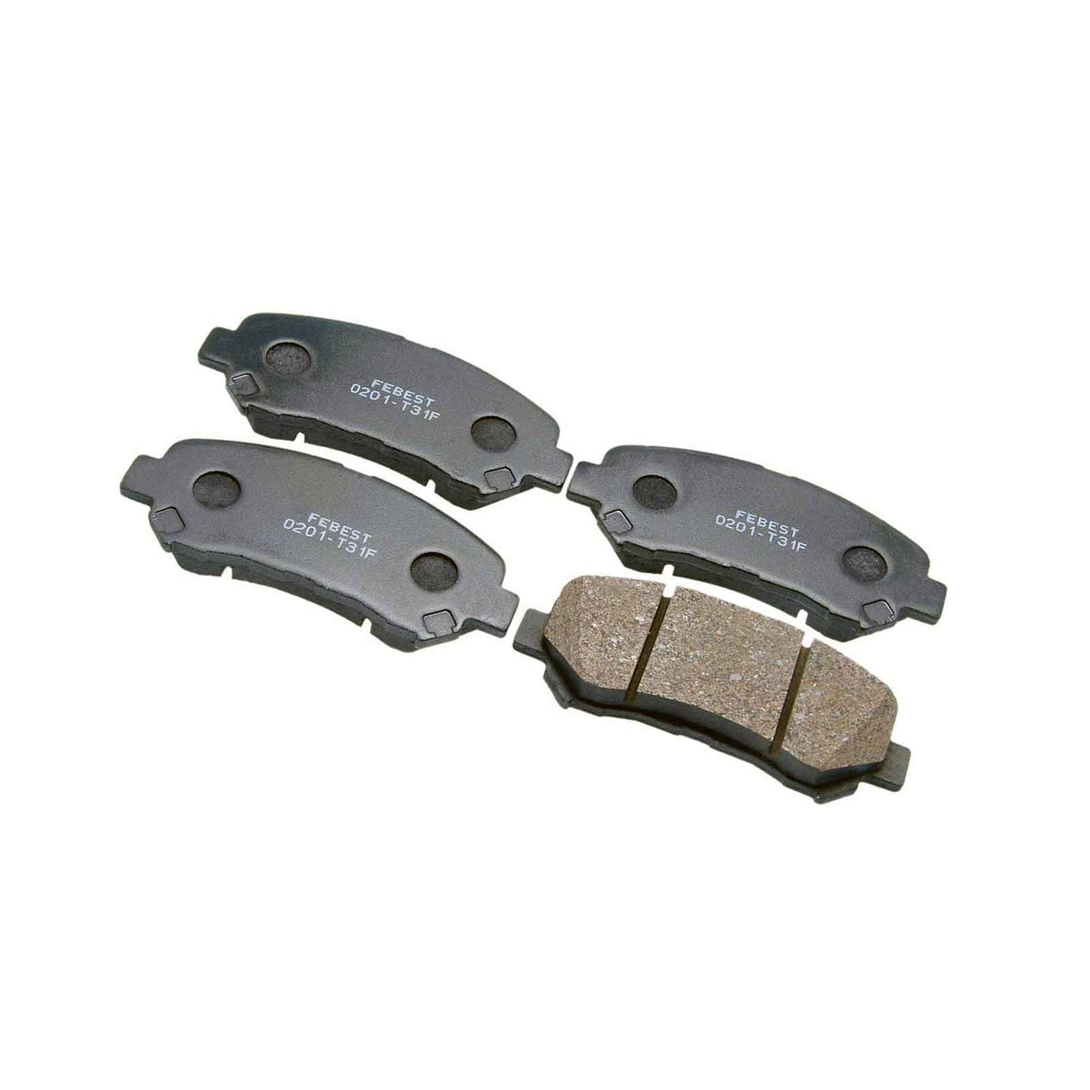0201-T31F - PAD KIT, DISC BRAKE, FRONT Braking System, Brake Pads