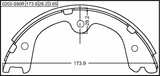0202-S50R - SHOE KIT, REAR BRAKE