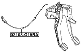 02108-G15RA - CLUTCH CABLE