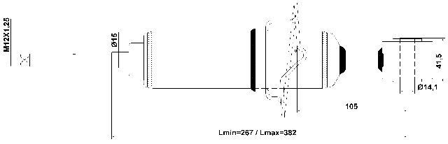 02110-017F - FRONT SHOCK ABSORBER GAS.TWIN TUBE