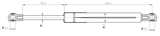 02117-003 - BOOT GAS STRUT L268/510N
