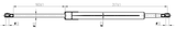 02117-005 - BOOT GAS STRUT L496/830N