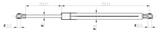 02117-012 - BONNET GAS STRUT L372/320N