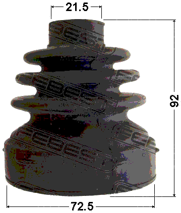 0215-C11XT - BOOT INNER CV JOINT KIT 72.5X92X21.5