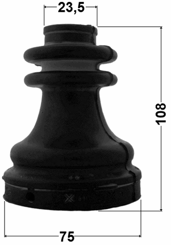 0215-G15RAATT - BOOT INNER CV JOINT KIT 75X108X23.5