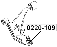 0220-109 - BALL JOINT FRONT LOWER ARM