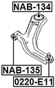 0220-E11 - BALL JOINT FRONT LOWER ARM