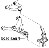 0220-E26LF - BALL JOINT FRONT LOWER ARM