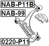0220-P11 - BALL JOINT FRONT LOWER ARM
