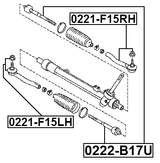 0222-B17U - STEERING TIE ROD