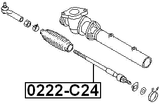 0222-C24 - STEERING TIE ROD