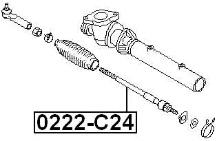 0222-C24 - STEERING TIE ROD