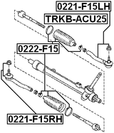 0222-F15 - STEERING TIE ROD