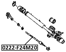 0222-F24M20 - STEERING TIE ROD