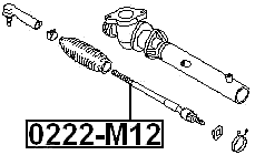 0222-M12 - STEERING TIE ROD