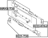0222-N16J - STEERING TIE ROD