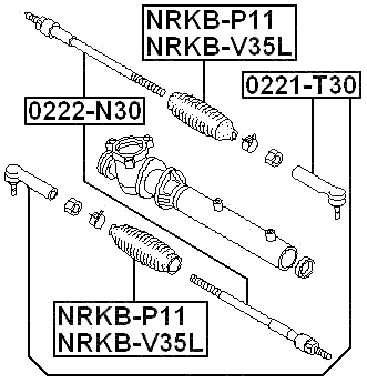 0222-N30 - STEERING TIE ROD