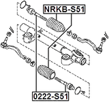 0222-S51 - STEERING TIE ROD