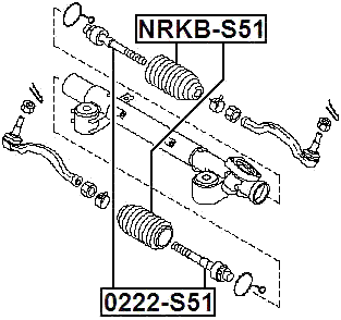 0222-S51 - STEERING TIE ROD