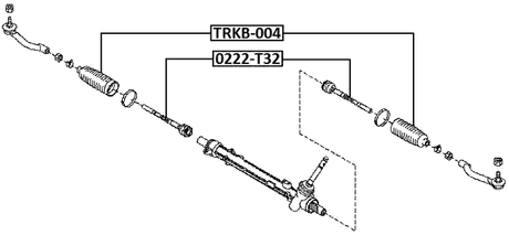 0222-T32 - STEERING TIE ROD