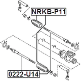 0222-U14 - STEERING TIE ROD