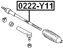 0222-Y11 - STEERING TIE ROD