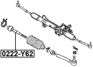 0222-Y62 - STEERING TIE ROD