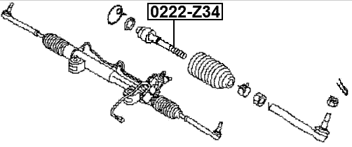 0222-Z34 - STEERING TIE ROD
