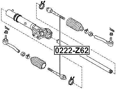 0222-Z62 - STEERING TIE ROD