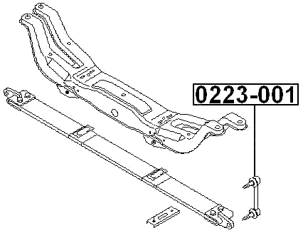0223-001 - REAR STABILIZER LINK