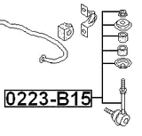 0223-B15 - REAR STABILIZER LINK