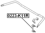 0223-K11R - REAR STABILIZER LINK
