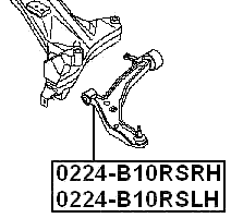 0224-B10RSLH - LEFT FRONT ARM