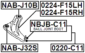 0224-F15LH - LEFT FRONT ARM