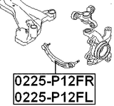 0225-P12FL - FRONT LEFT ROD